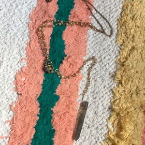 Mock crystal necklace